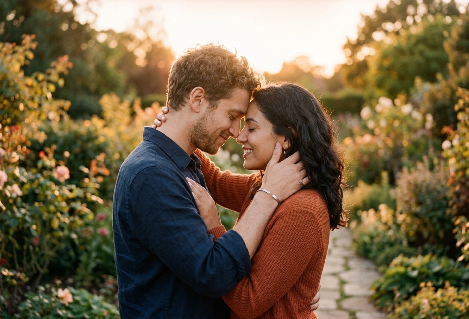 Couple réuni après un retour affectif